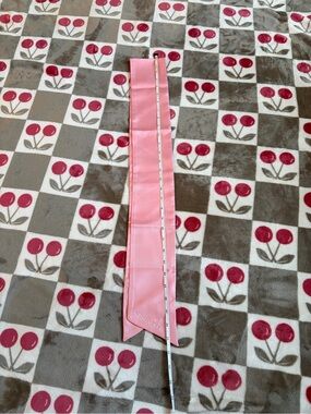 Silk Pink Silk Skinny Scarf